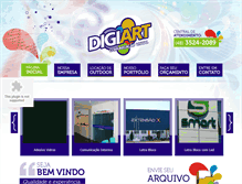 Tablet Screenshot of digiartbureau.com.br
